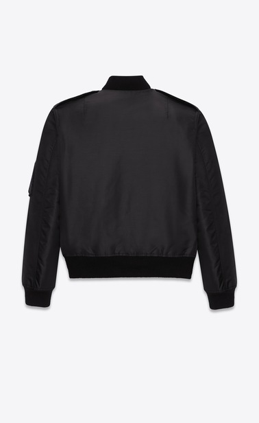 saint laurent bomber jacket in nylon